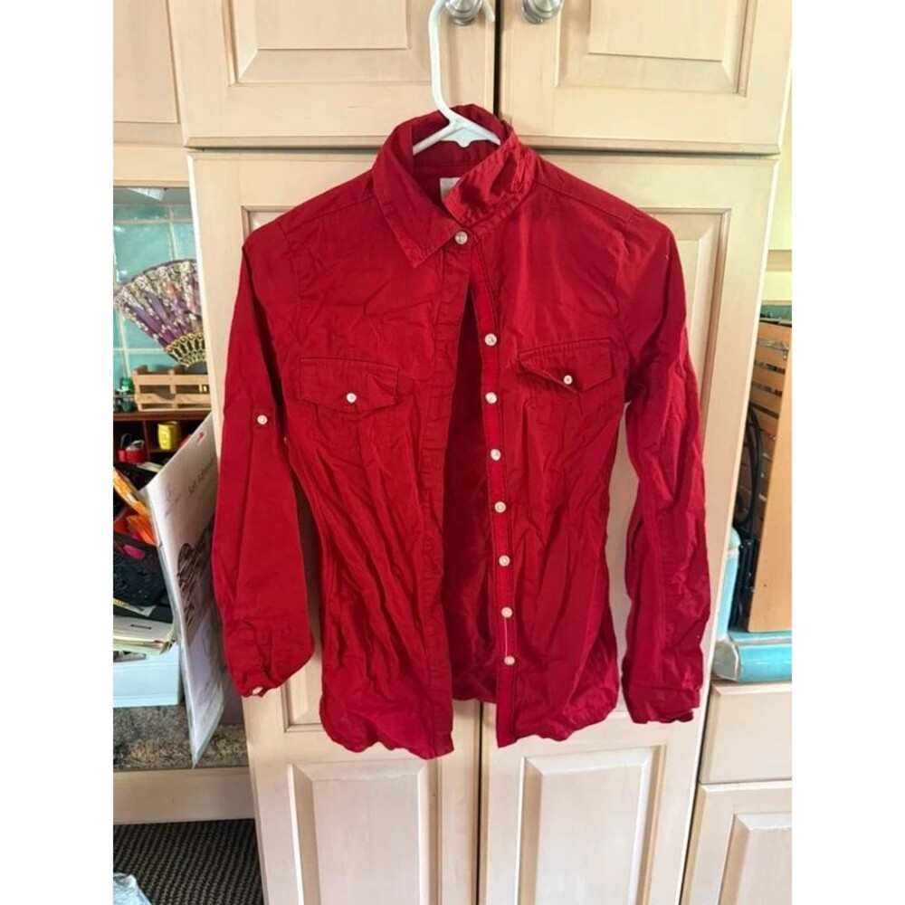 Y2k 1999 converse shirt red utility